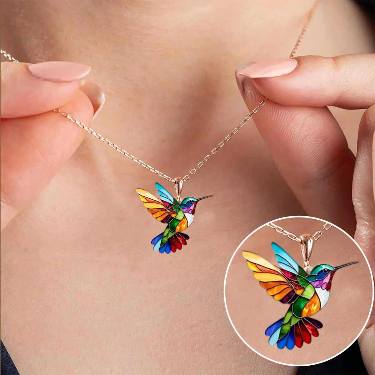 Florence | Artisan Hummingbird Pendant