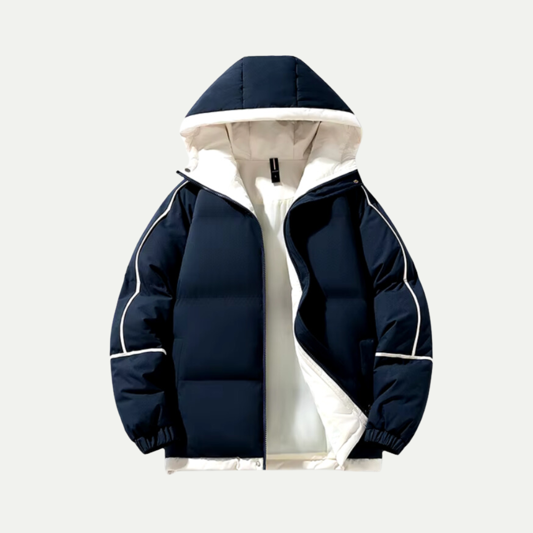 Unisex Hooded Puffer Parka – Insulated Winter Essential