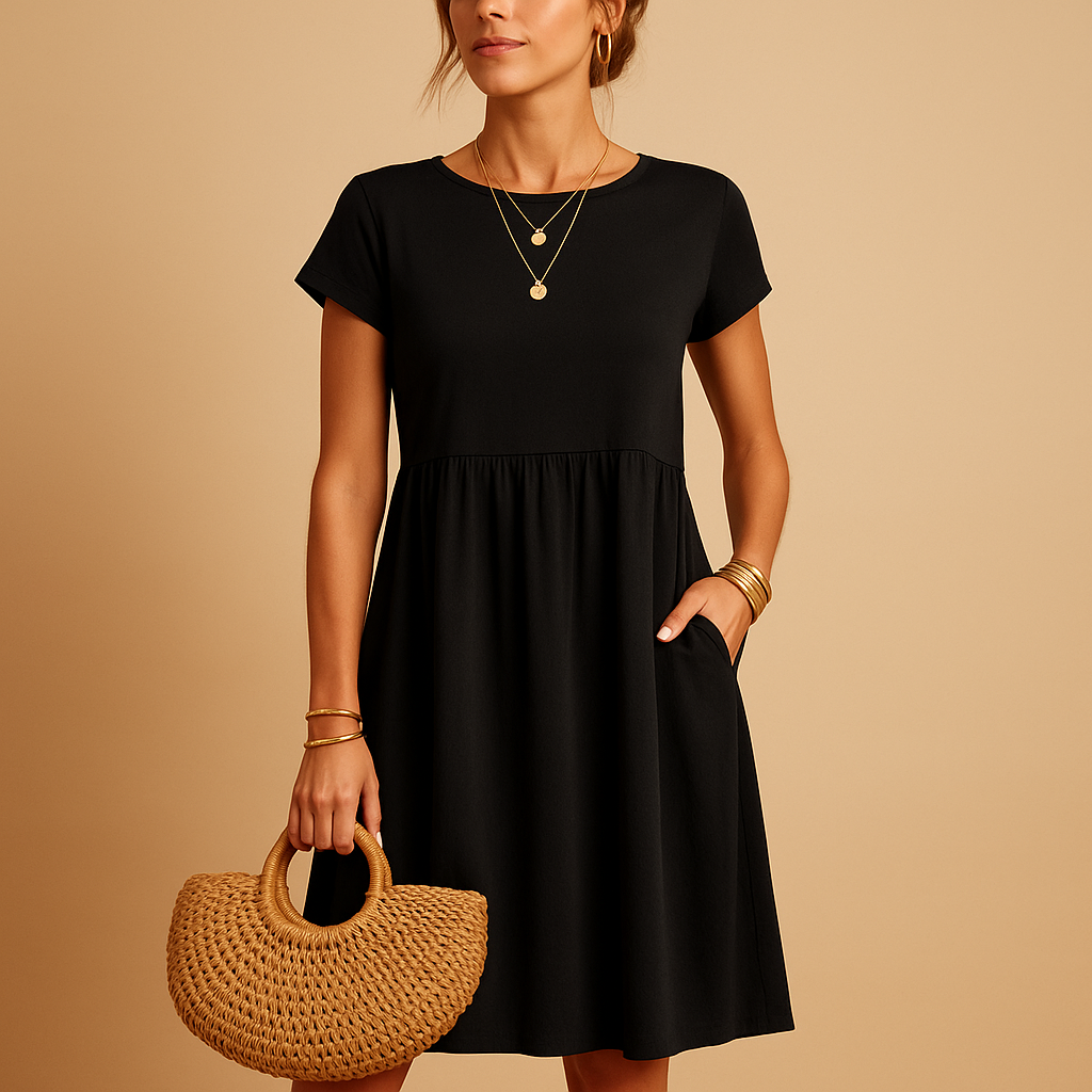 Women’s Elegant Midi Summer Dress – Lightweight and Versatile Fit