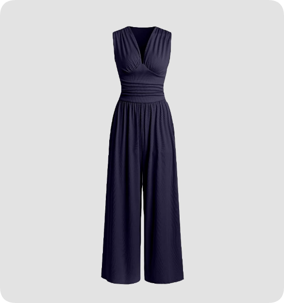 Women’s Sleeveless Jumpsuit – Flattering Fit for Effortless Elegance