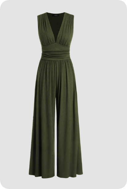 Women’s Sleeveless Jumpsuit – Flattering Fit for Effortless Elegance